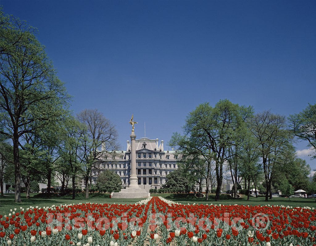 Washington, D.C. Photo - Spring at The Old Executive Office Building, Washington, D.C.
