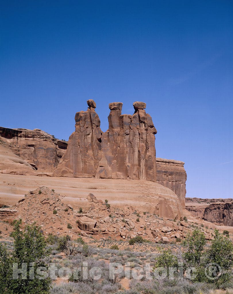 Arches National Park, UT Photo -Three Gossips Formation, Arches National Park, Utah