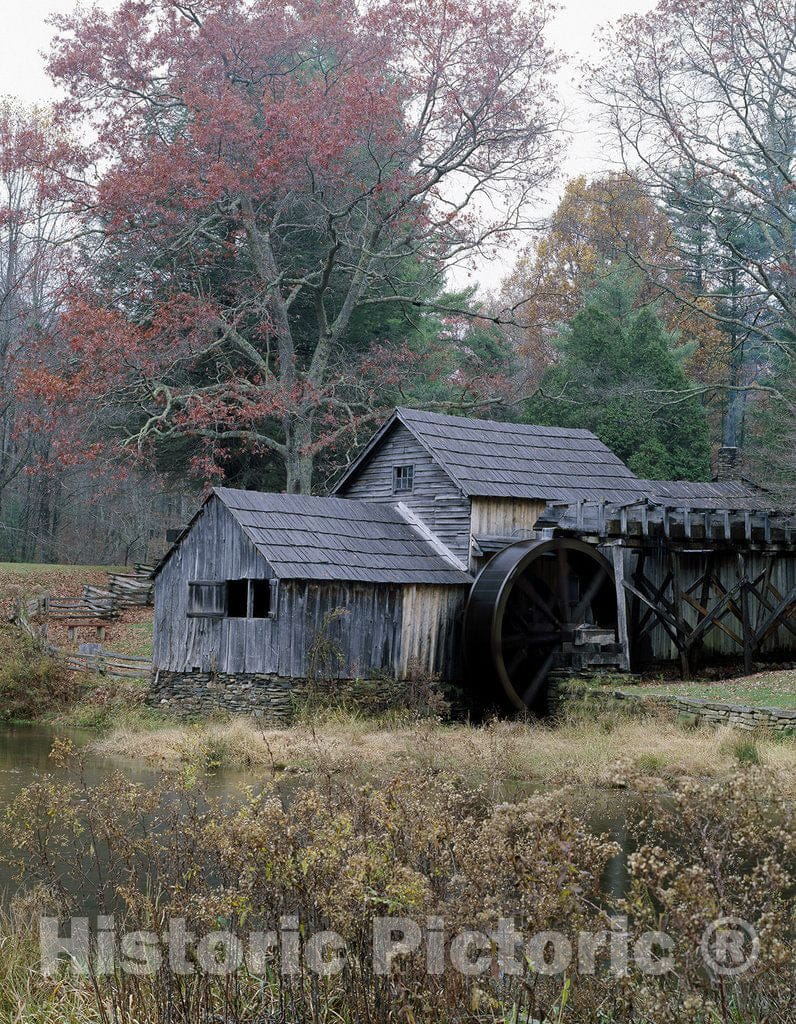 Appalachian Trail, VA Photo - Mabry Mill on The Blue Ridge Parkway and Appalachian Trail in Virginia