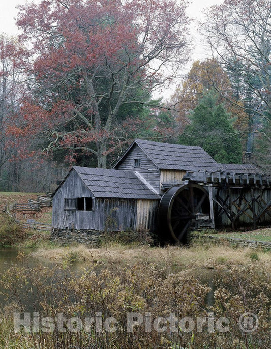 Appalachian Trail, VA Photo - Mabry Mill on The Blue Ridge Parkway and Appalachian Trail in Virginia