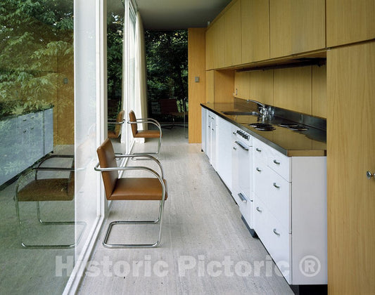 Plano, IL Photo - Fall at The Farnsworth House, Plano, Illinois