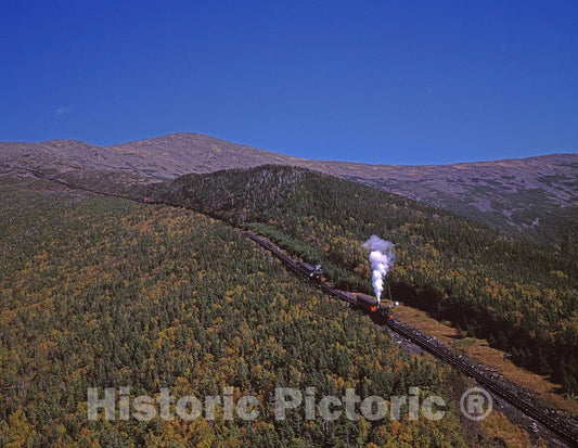 White Mountains, NH Photo - Cog Railway in New Hampshire's White Mountains