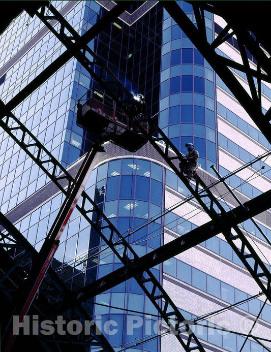 Philadelphia, PA Photo - Construction of The Reading Terminal and Market, Philadelphia, PA, in The 1980s
