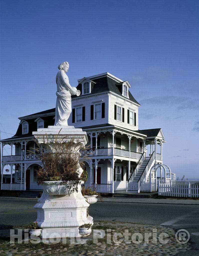 Block Island, RI Photo - Statue of Rebecca on Block Island, Rhode Island