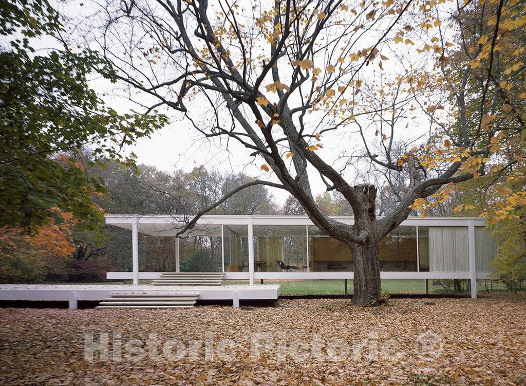 Plano, IL Photo - Farnsworth House, Plano, Illinois