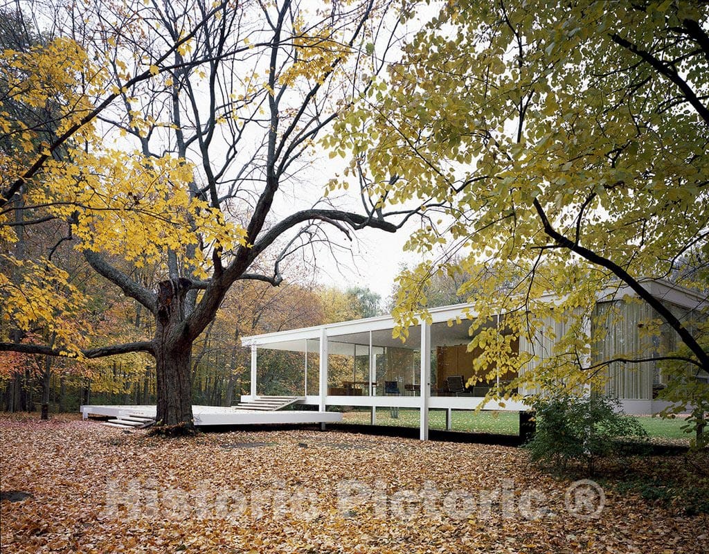 Plano, IL Photo - Farnsworth House, Plano, Illinois