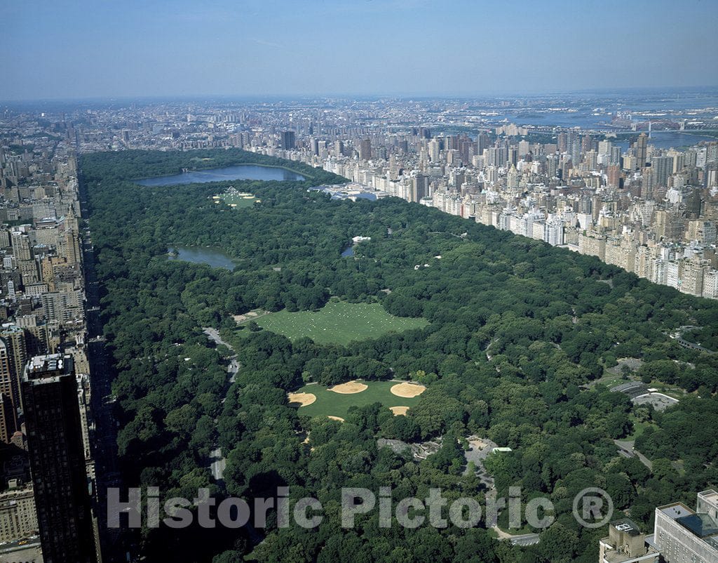 New York, NY Photo - Aerial View of Central Park, New York, New York