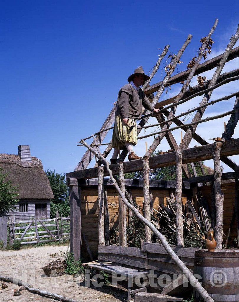 Photo - Plimoth Plantation is a Living Museum in Plymouth, Massachusetts- Fine Art Photo Reporduction