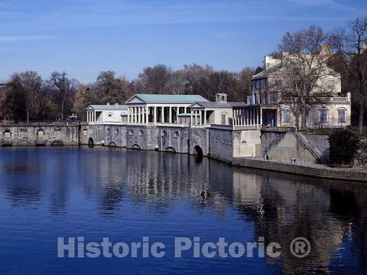 Philadelphia, PA Photo - Fairmount Water Works on The East Bank of The Schuylkill River, Philadelphia, Pennsylvania