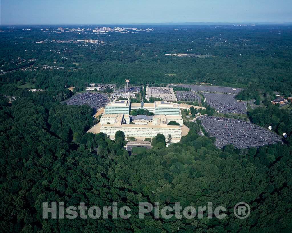 Photo - Aerial of C.I.A. Headquarters in Virginia- Fine Art Photo Reporduction