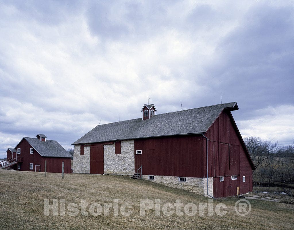 Springfield Township, IA Photo - Jacobsen farmstead, run by the Vesterheim Norwegian-American Museum in Springfield Township, Iowa