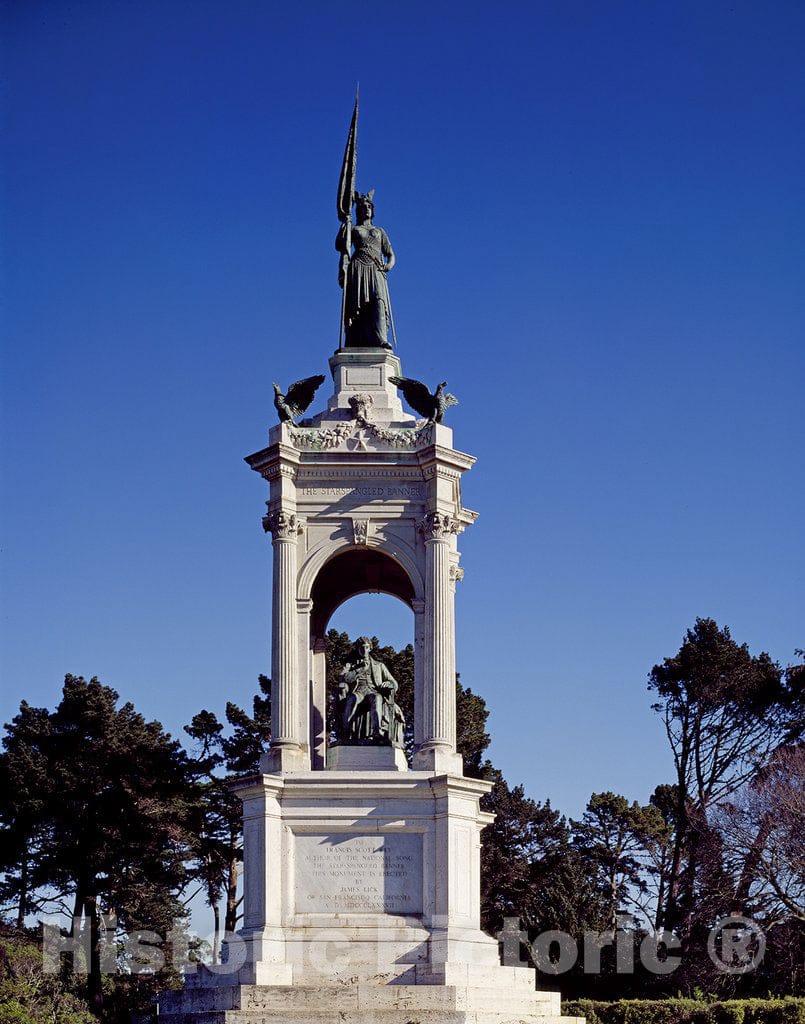 San Francisco, CA Photo - Monument to Francis Scott Key in San Francisco, California