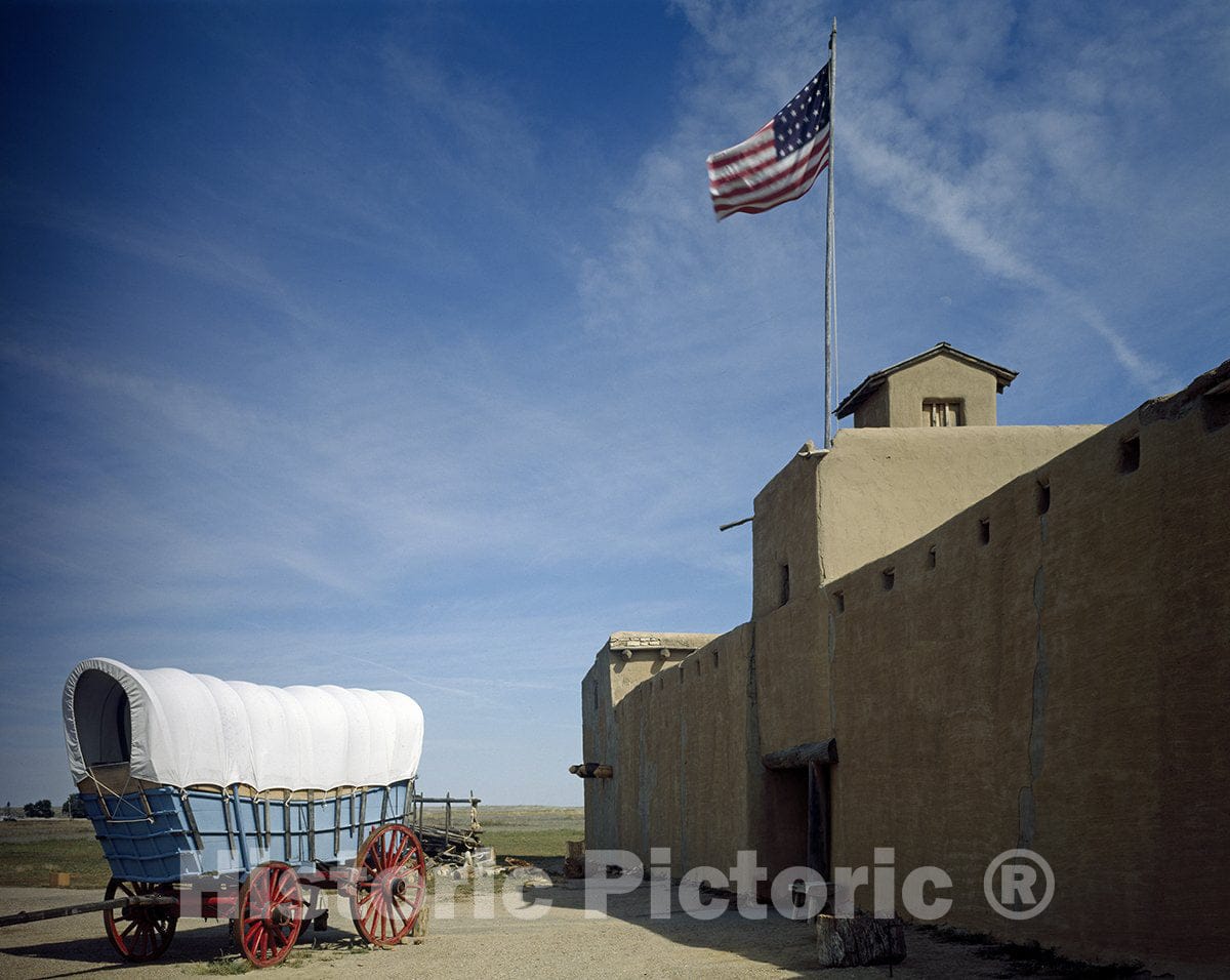 La Junta, CO Photo - Bent's Old Fort National Historic Site on The Santa Fe Trail-