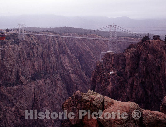 Photo - Royal Gorge, The World's Highest supension Bridge, CaÃÂ±on City, Colorado- Fine Art Photo Reporduction