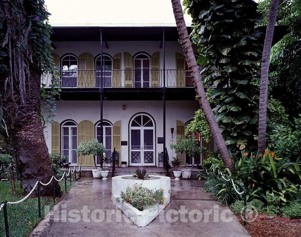 Photo - Ernest Hemingway's Home in Key West, Florida- Fine Art Photo Reporduction