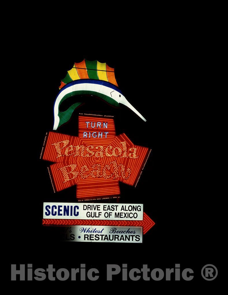 Pensacola, FL Photo - Welcome sign to Pensacola Beach on Florida's Panhandle