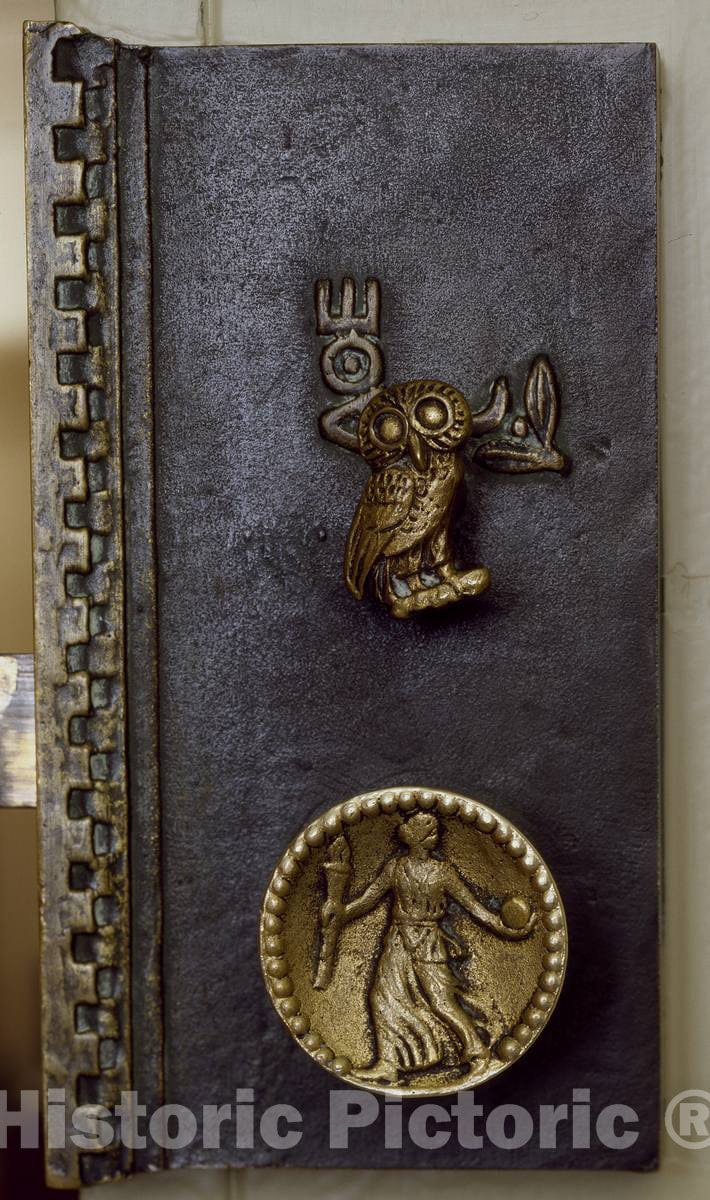 Photo - Door Latch Decorations, National Academy of Sciences, Washington, D.C.- Fine Art Photo Reporduction