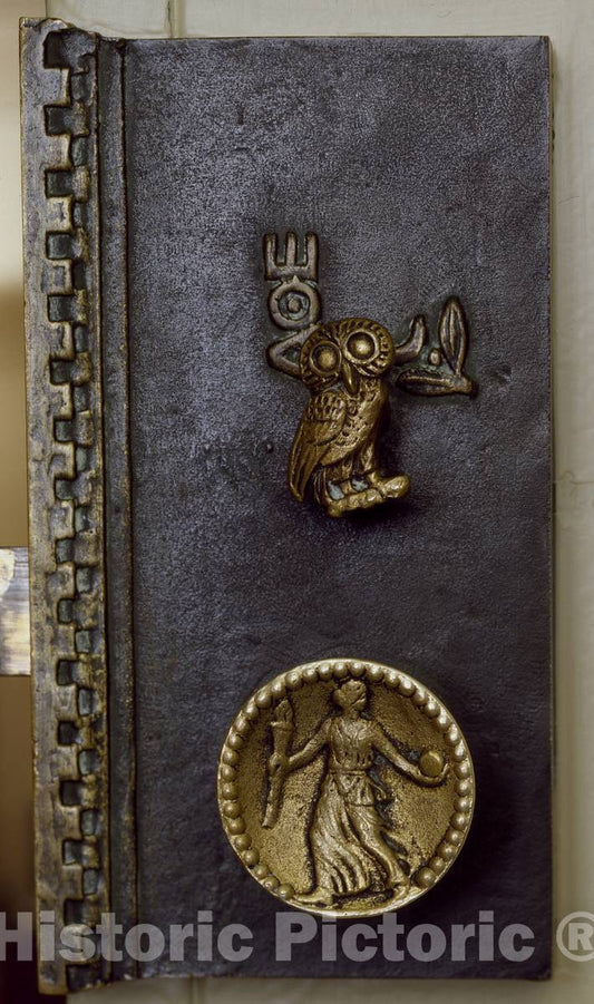 Photo - Door Latch Decorations, National Academy of Sciences, Washington, D.C.- Fine Art Photo Reporduction