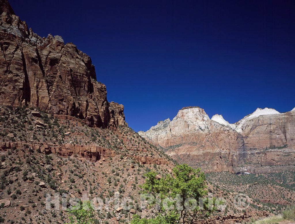Zion National Park, UT Photo - Multicolored Cliffs of Zion National Park, Utah