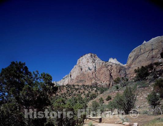 Utah Photo - Multicolored Cliffs of Zion National Park, Utah