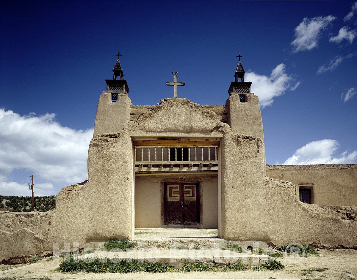 Las Trampas, NM Photo - San Jose de Gracia Church, Built of Adobe in The 1760s-