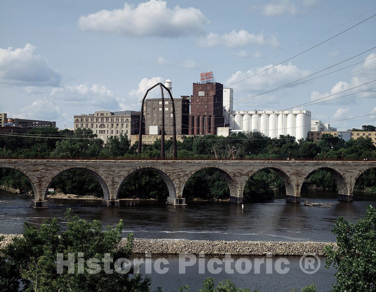 Minneapolis, MN Photo - View of The Pillsbury Plant in Minneapolis, Minnesota-