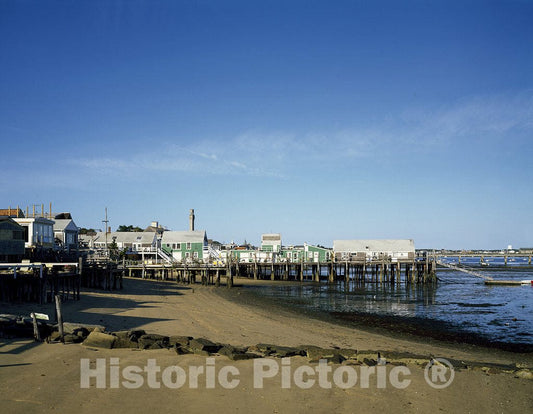 Provincetown, MA Photo - Provincetown is a New England Town Located at The Extreme tip of Cape Cod in Barnstable County, Massachusetts