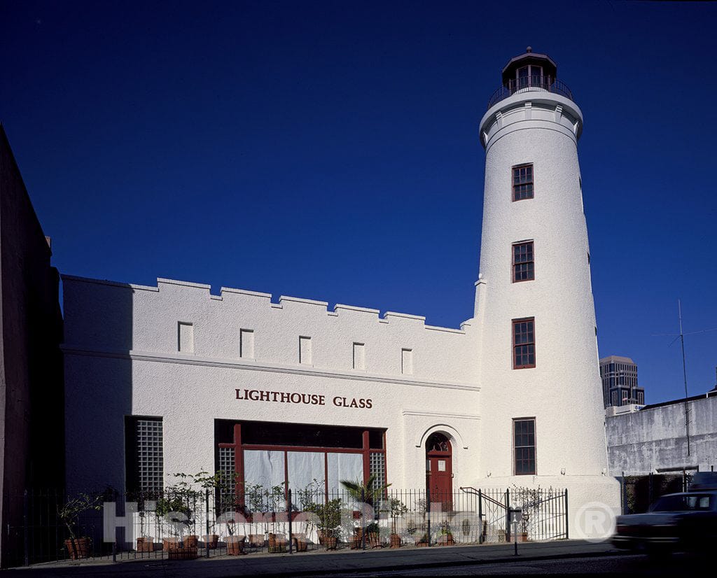 New Orleans, LA Photo - in 1924 an Out-of-Place Lighthouse was Added to This existing Building by The Lighthouse for The Blind in New Orleans, Louisiana
