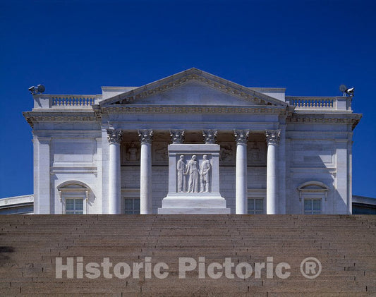 Photo - Tomb of The Unknowns seen from Below. Arlington, Virginia- Fine Art Photo Reporduction