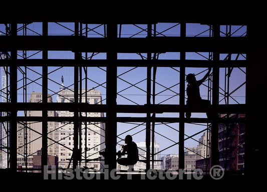 Philadelphia, PA Photo - Restoration Work on Reading Terminal, Philadelphia, Pennsylvania