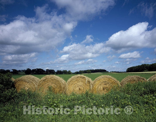 Iowa Photo - Iowa hay Rolls