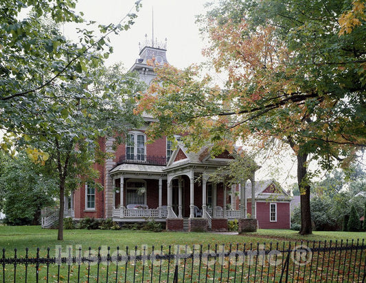 Chippewa Falls, WI Photo - The Cook-Rutledge Mansion, bult by Lumberman Edward Rutledge in The 1870s, Chippewa Falls, Wisconsin