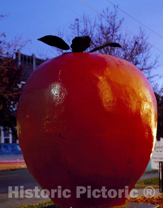 Winchester, VA Photo - A Large Apple Represents The Town Symbol, Winchester, Virginia