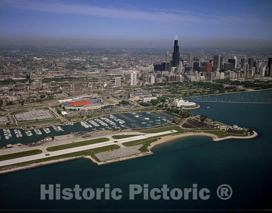 Chicago, IL Photo - Aerial View of Chicago, Illinois