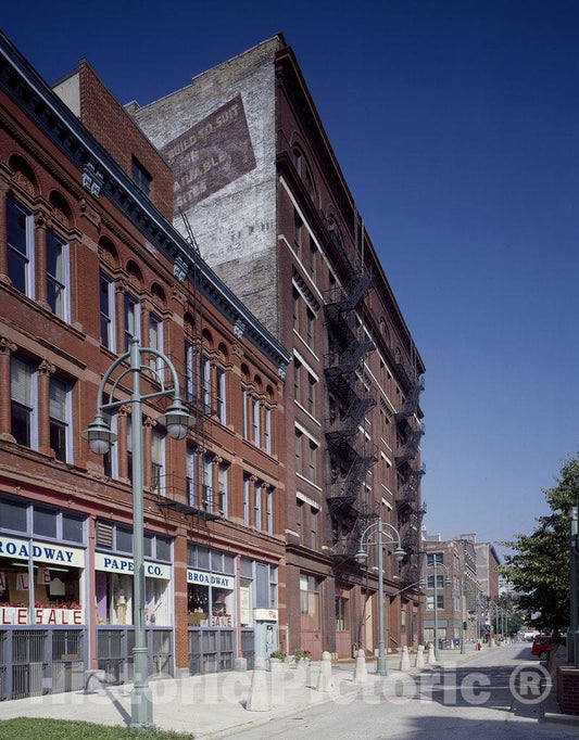 Milwaukee, WI Photo - Restored Broadway Street in The Historic Third Ward, Milwaukee, Wisconsin