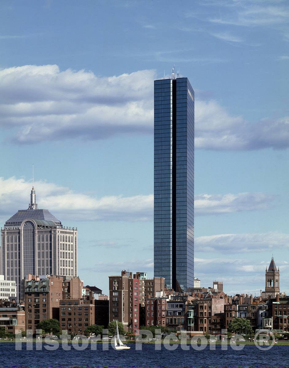 Photo - Boston, Massachusetts, from The Charles River- Fine Art Photo Reporduction