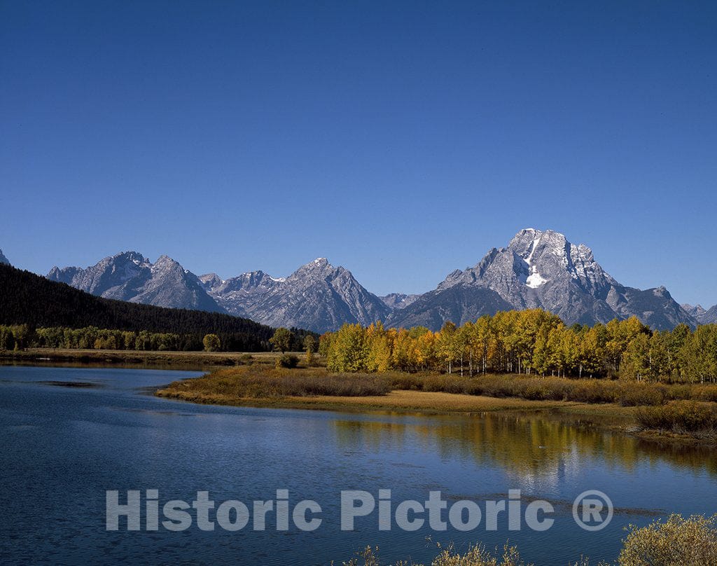 Grand Teton National Park, WY Photo - Mt. Moran, Grand Teton National Park, Wyoming