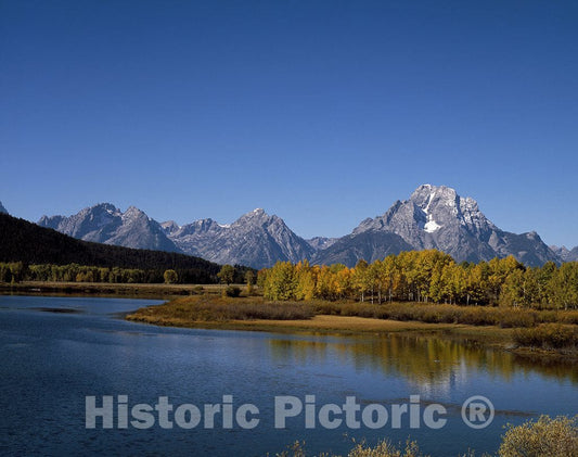 Grand Teton National Park, WY Photo - Mt. Moran, Grand Teton National Park, Wyoming