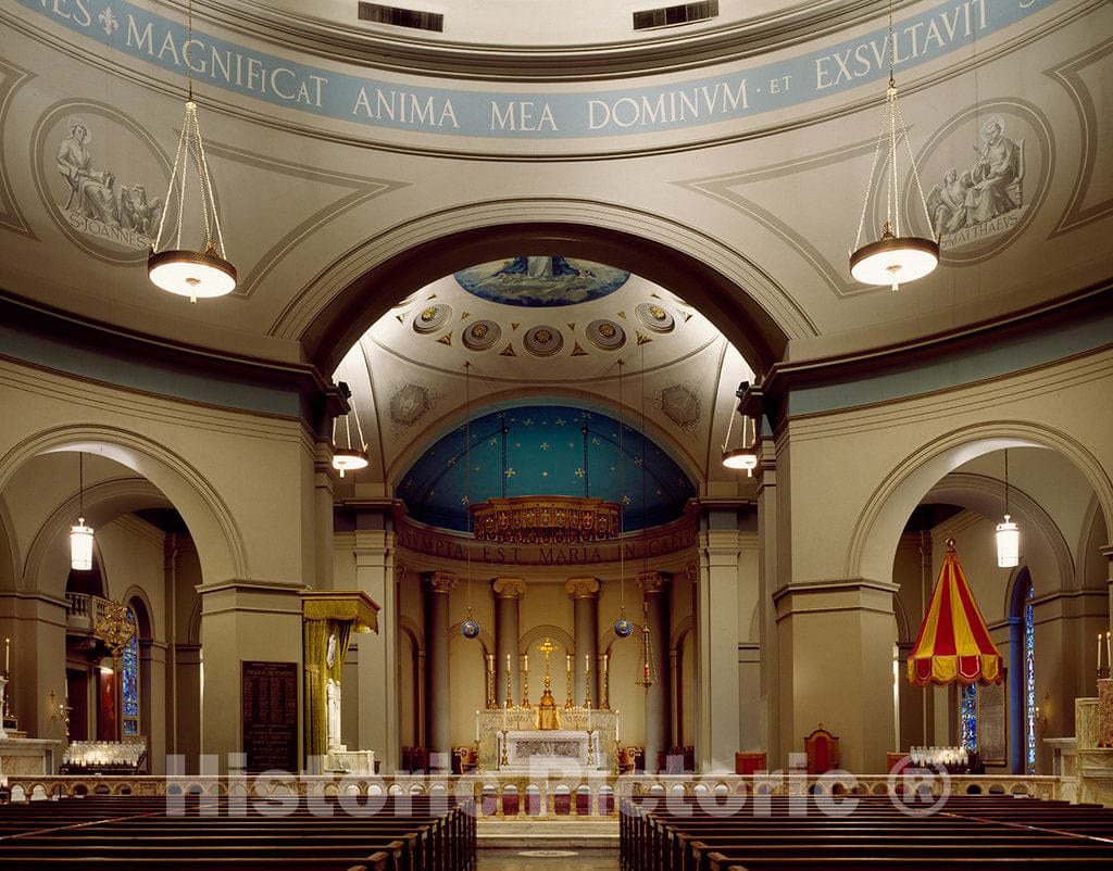 Photo - Sanctuary, Baltimore Basilica, Baltimore, Maryland- Fine Art Photo Reporduction