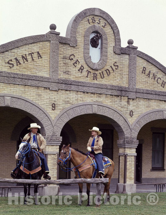 Kingsville, TX Photo - Riders at The King Ranch, which is Larger Than Rhode Island-