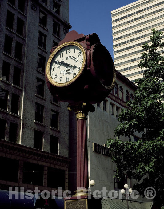 Seattle, WA Photo - Seattle, Washington, which was Known as The City of Clocks-