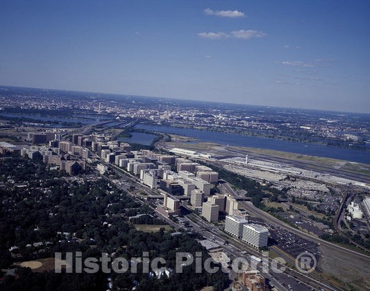 Crystal City, VA Photo - Aerial View of Crystal City, Virginia