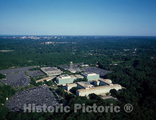 Photo - Aerial View of CIA Headquarters, Langley, Virginia- Fine Art Photo Reporduction