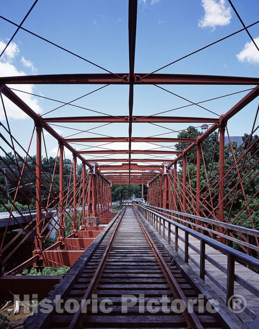 Savage, MD Photo - Bollman Truss Suspension Bridge, Built in 1869-