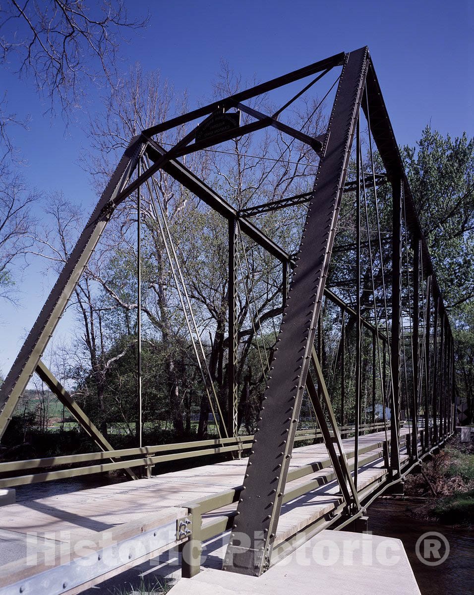 Darlington, MD Photo - Noble's Mill Bridge, built in 1883 in Darlington, Maryland-