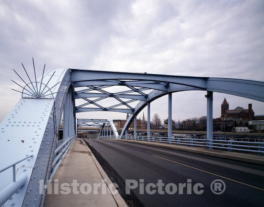 Cumberland, MD Photo - Blue Bridge Over The North Branch of The Potomac River-