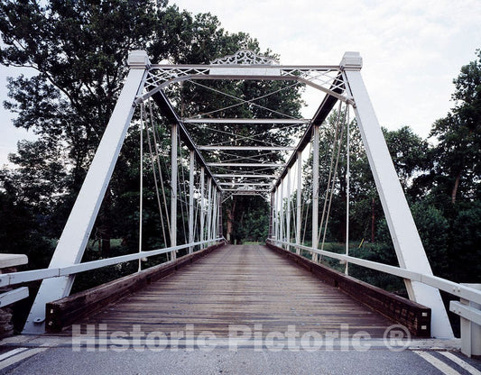 Emmitsburg, MD Photo - Four Points Bridge Over Toms Creek, Built About 1876-