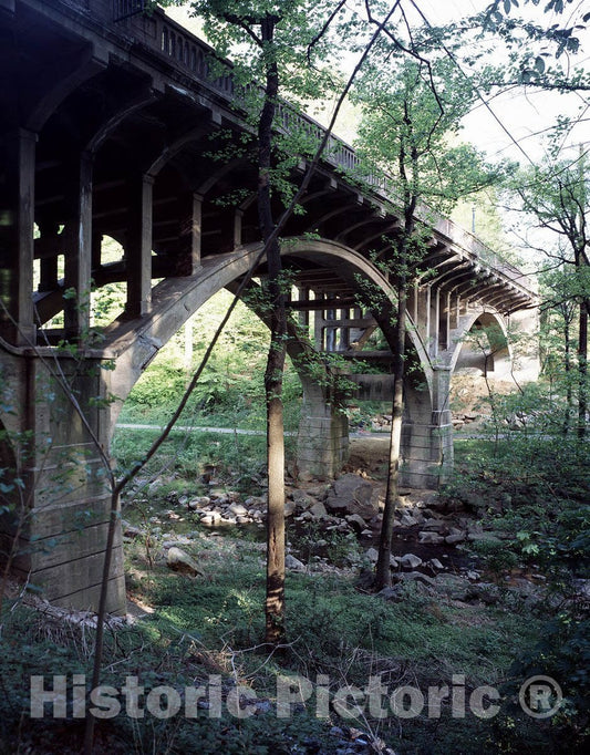 Takoma Park, MD Photo - Sligo Creek Bridge, Built in 1932 in Takoma Park, Maryland-
