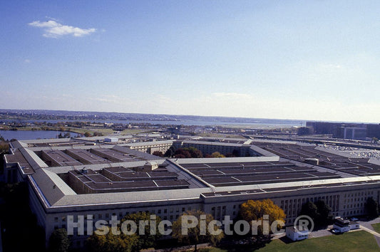 Arlington, VA Photo - Aerial view of the Pentagon, Arlington, Virginia