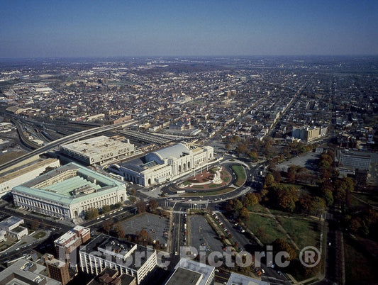 Washington, D.C. Photo - Aerial View of Union Station, Washington, D.C.